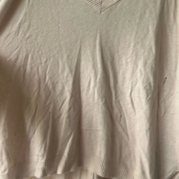 Creme Knit Ripped Sweater - Excellent Condition - Worn Once - Size Small - Picture 3 of 4